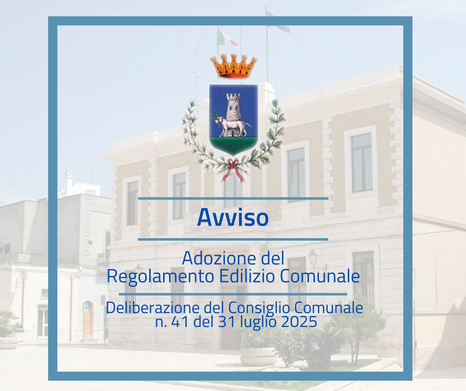 Immagine con il titolo dell'avviso