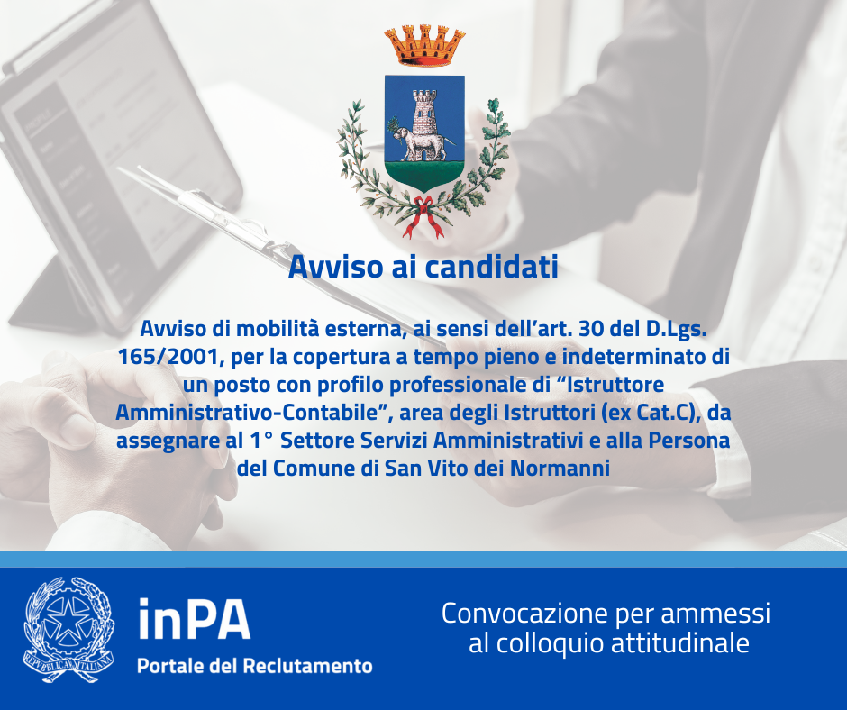 Immagine con titolo dell'avviso