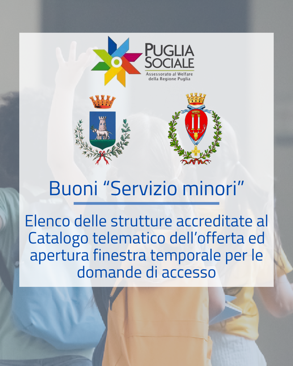 Immagine riportante titolo dell'avviso
