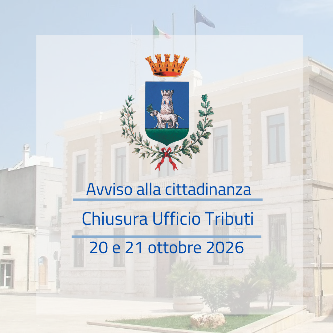Immagine riportante titolo dell'avviso