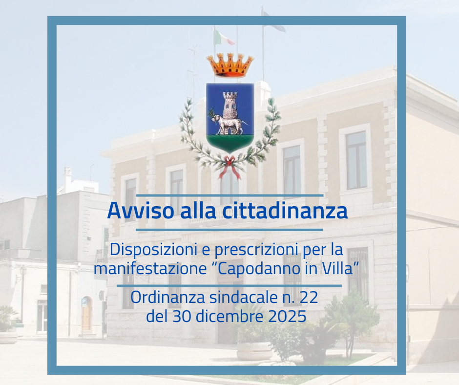 Immagine con titolo dell'avviso