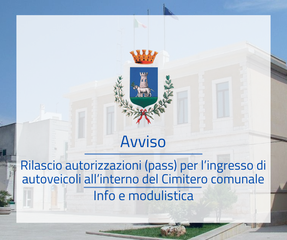 Immagine recante titolo dell'avviso