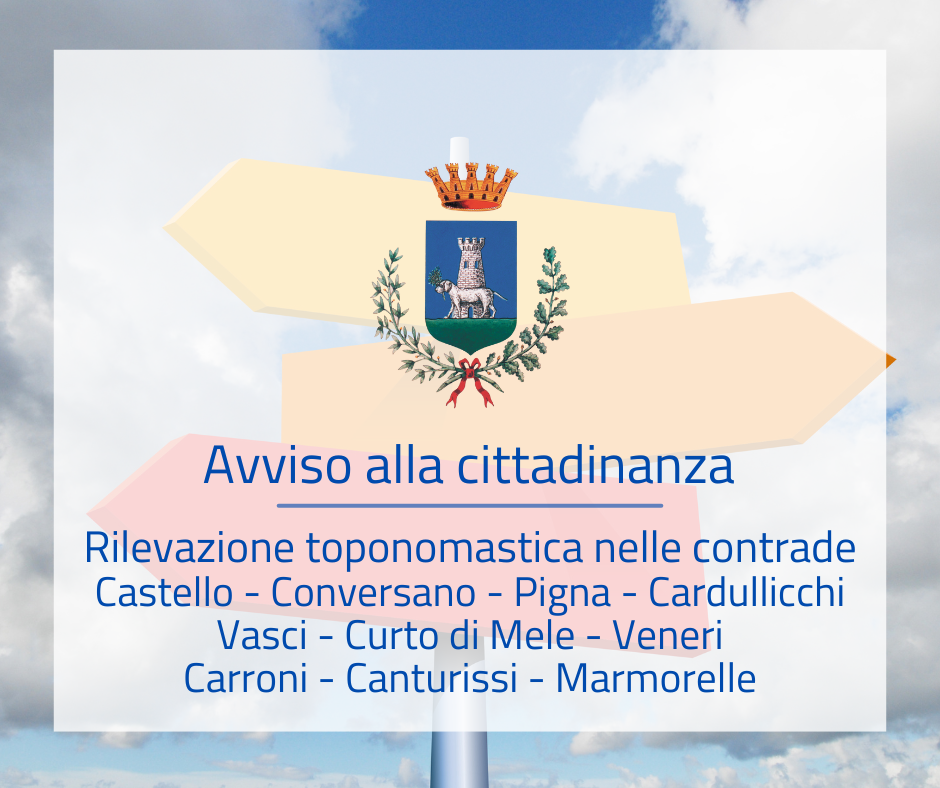 Immagine riportante il titolo dell'avviso