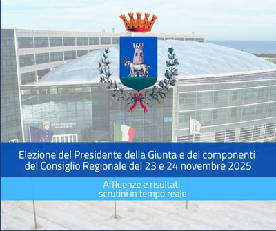Immagine: Elezioni Regionali 2025 – Dati di affluenza e di scrutinio in tempo reale