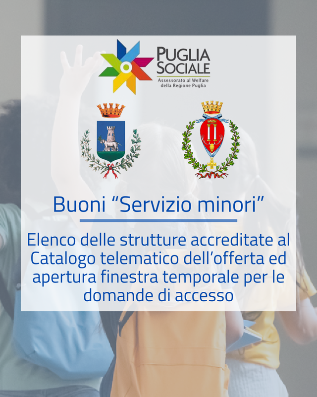 Immagine riportante titolo dell'avviso