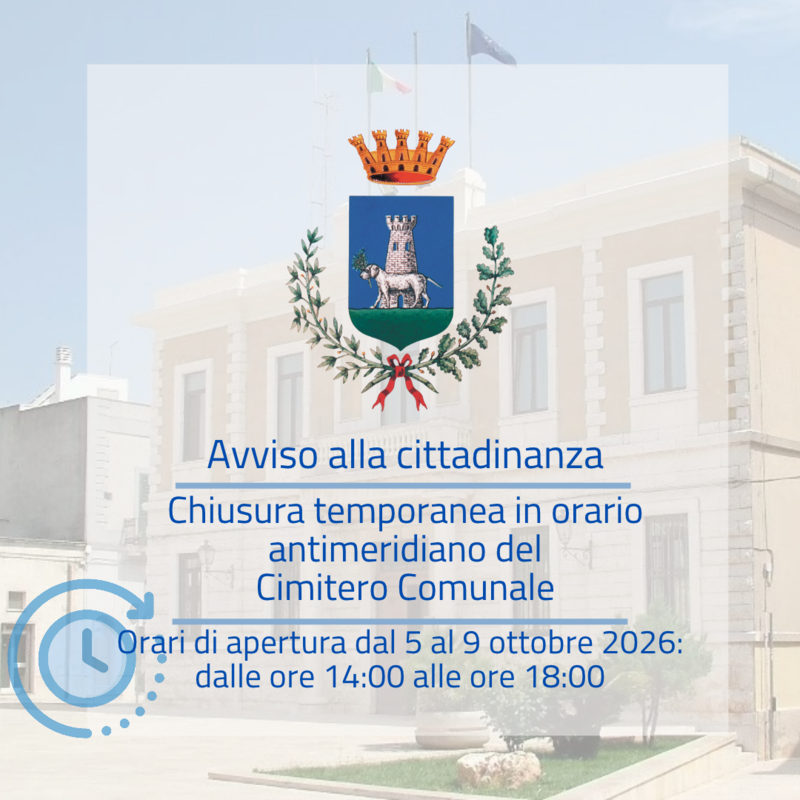 Immagine riportante titolo dell'avviso