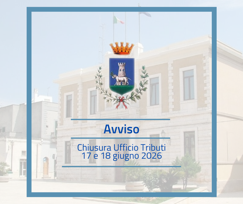 Immagine riportante titolo dell'avviso
