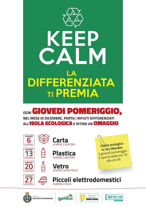 Immagine: KEEP CALM, LA DIFFERENZIATA TI PREMIA