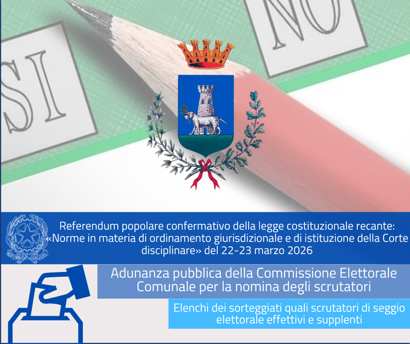 Immagine riportante titolo dell'avviso